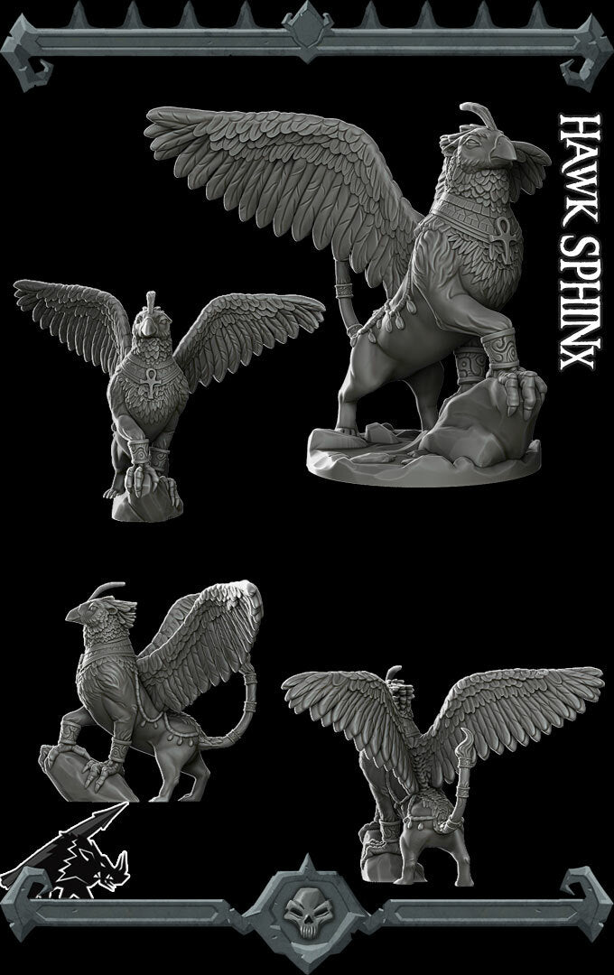 HAWK SPHINX - Miniature | All Sizes | Dungeons and Dragons | Pathfinde ...