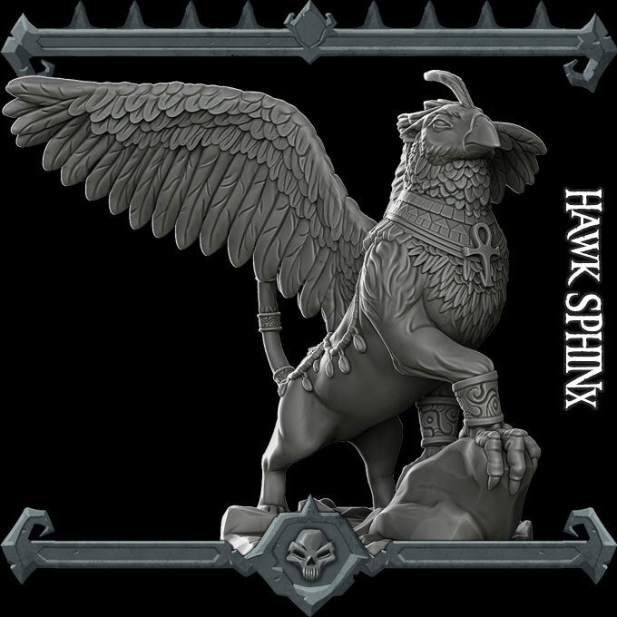 HAWK SPHINX - Miniature | All Sizes | Dungeons and Dragons | Pathfinde ...