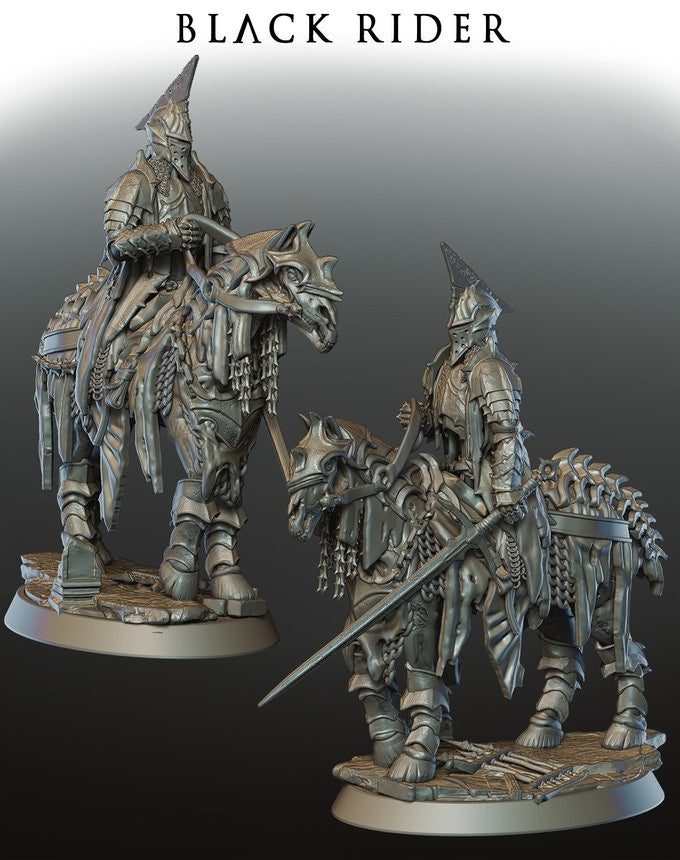 Black Rider | 32mm Scale Resin Model | From the Lost Souls Collection