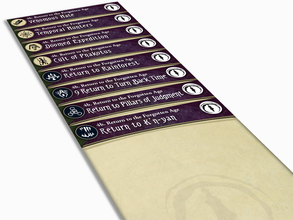 Return To The Forgotten Age - Arkham Horror LCG Deck Box Dividers