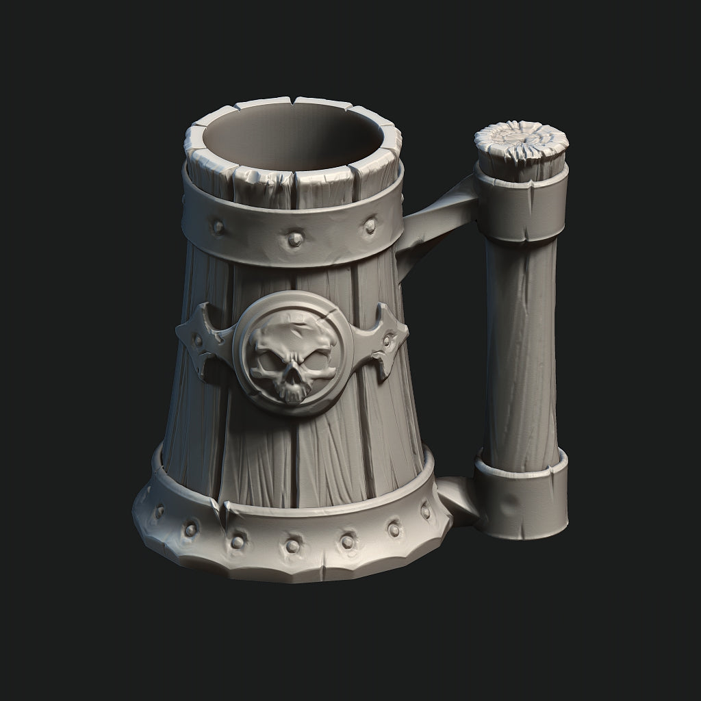 Tavern Mug No.3 Themed Mythic Mug Can Holder with FREE Riser Insert (With Emblem)