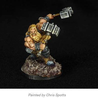 Dwarf Lord - Pit Fighter Champion Miniature