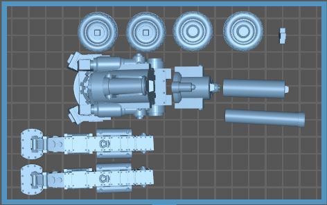 Earthshaker Artillery Model Kit - Tank Collection for 28mm Miniature Wargames & Terrain