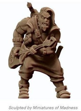 Human Bard - Pit Fighter Champion Miniature