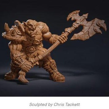 Orc Berserker - Pit Fighter Champion Miniature