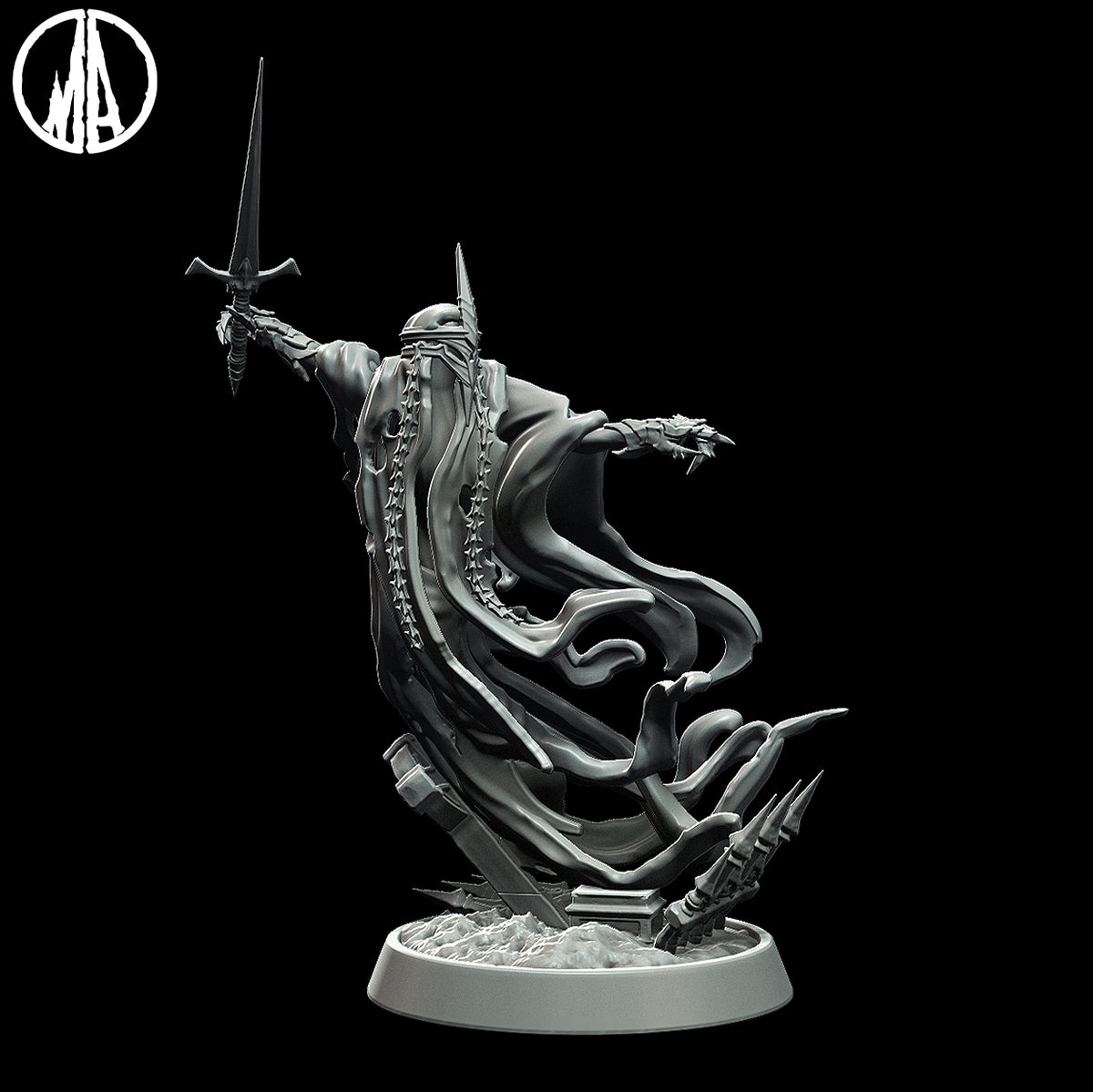 Damned Spirit | 32mm Scale Resin Model | From the Lost Souls Collection