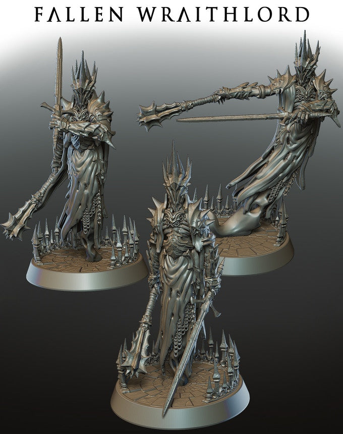 Fallen Wraithlord | 32mm Scale Resin Model | From the Lost Souls Collection