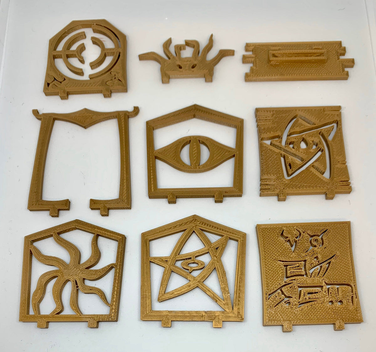 Bronze Gates / Portals for Arkham Horror & Eldritch Horror Board Games