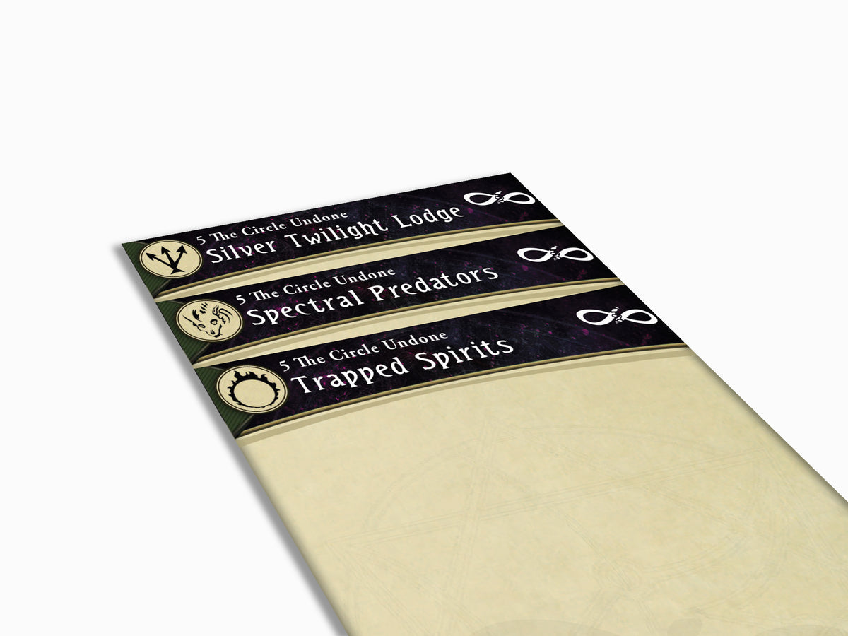 The Circle Undone - Arkham Horror LCG Deck Box Dividers