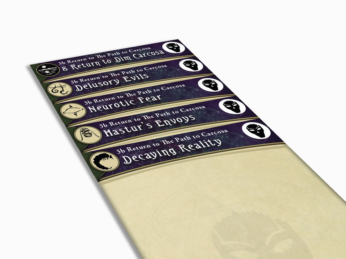 Return to The Path To Carcosa - Arkham Horror LCG Deck Box Dividers