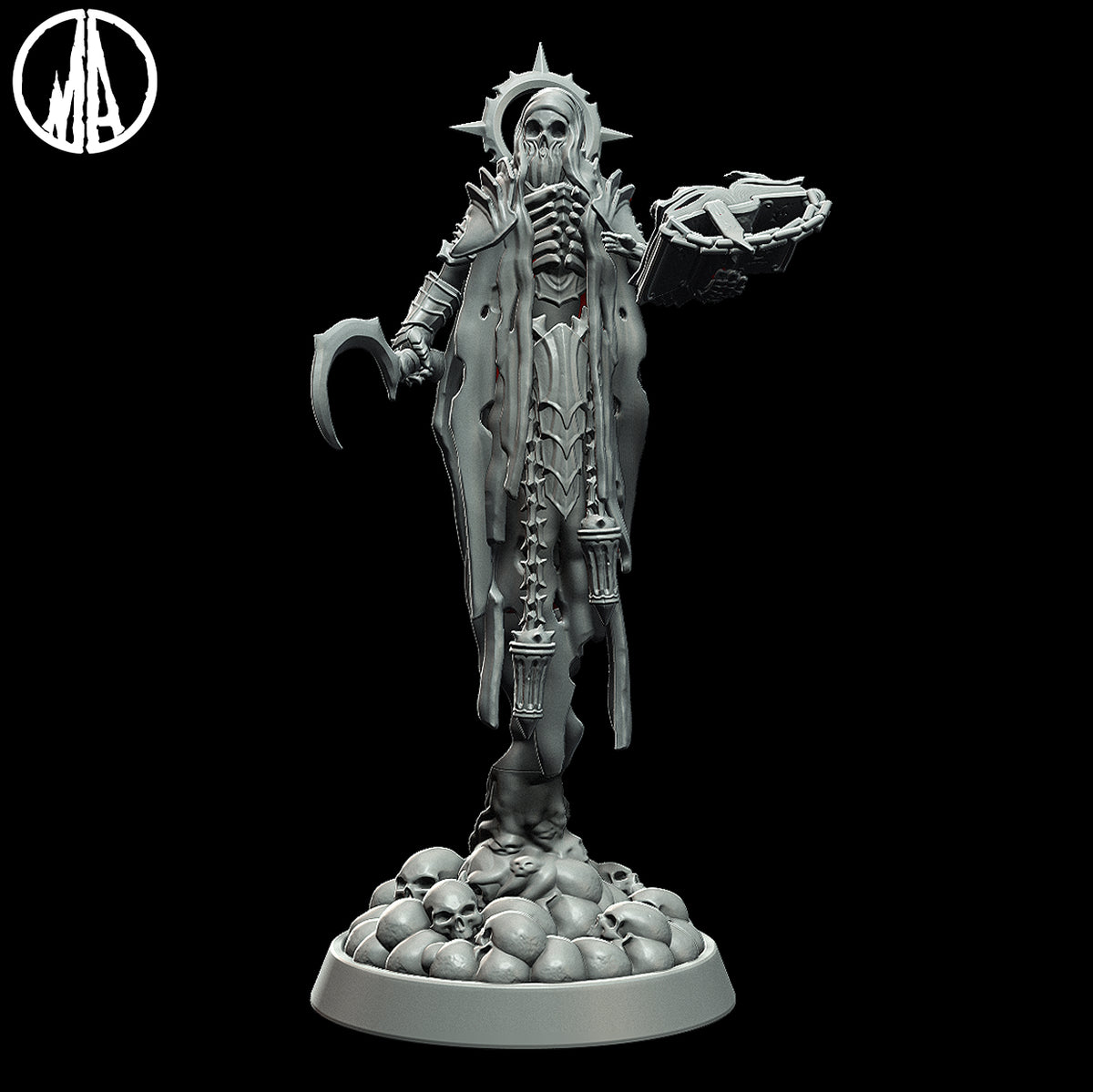 Necromancer | 32mm Scale Resin Model | From the Lost Souls Collection