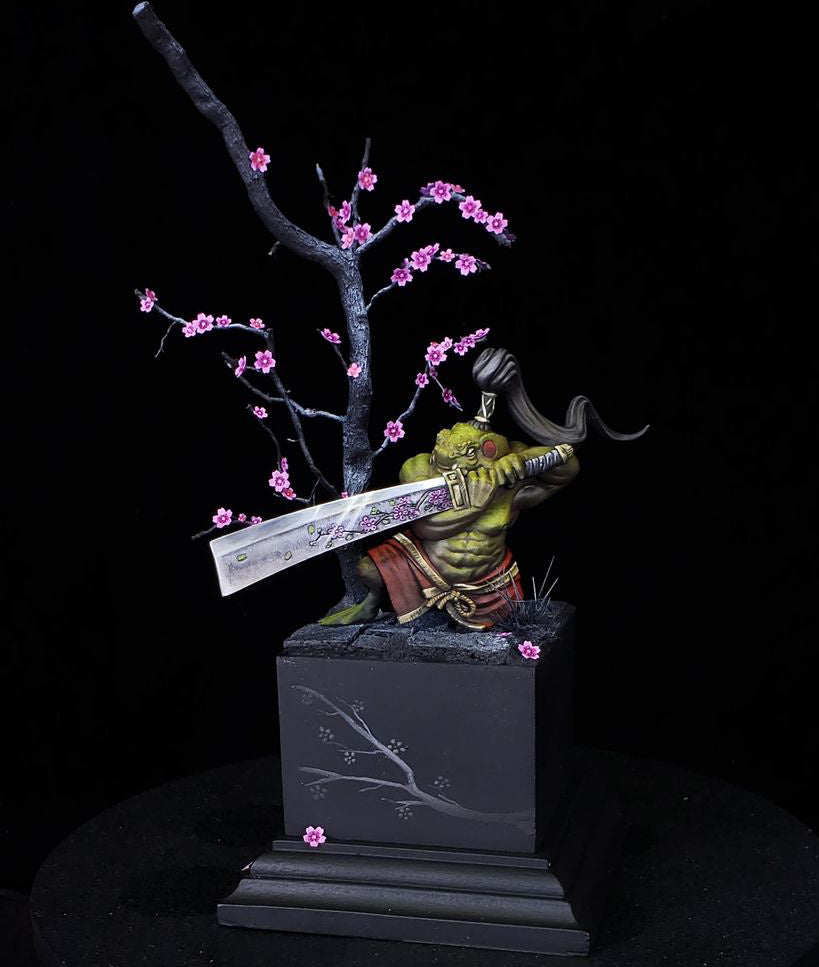 Hikkiyori Swordmaster -Toad Samurai - Pit Fighter Champion Miniature