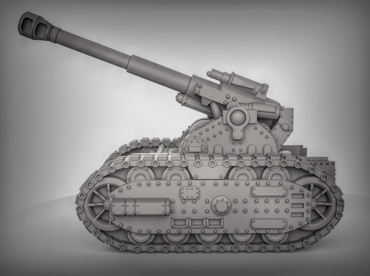 Mobile Artillery Model Kit - Tank Collection for 28mm Miniature Wargames & Terrain