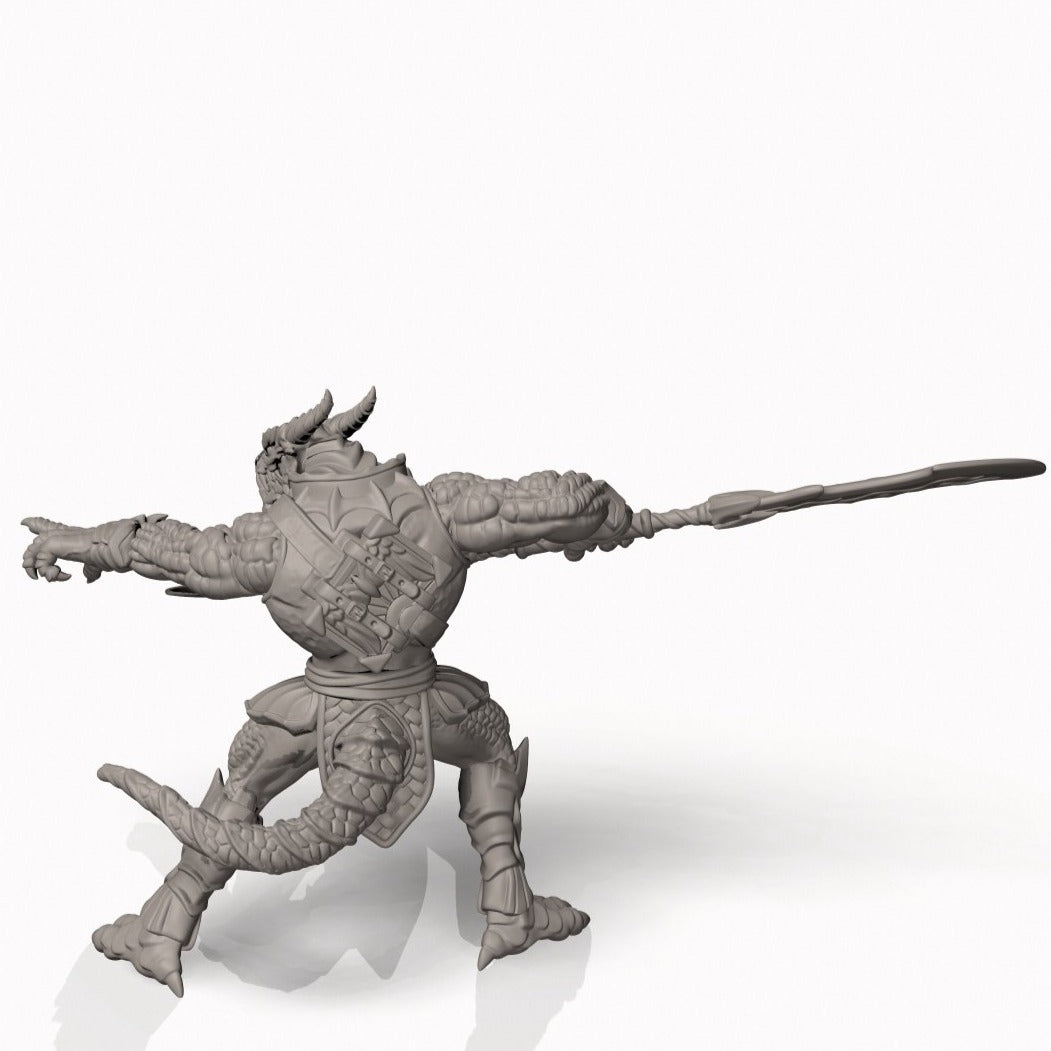 Dragonborn Paladin - Pit Fighter Champion Miniature