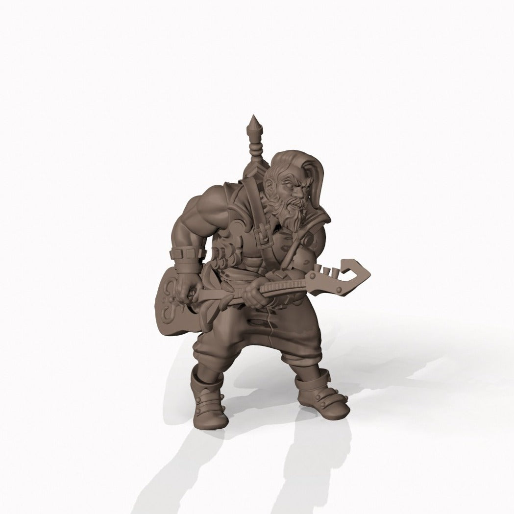 Human Bard - Pit Fighter Champion Miniature