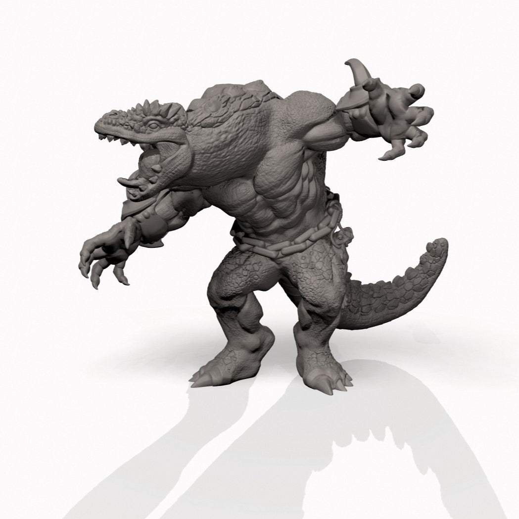 Lizardman Champion - Pit Fighter Champion Miniature