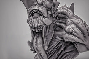 Plague Demon Bust Resin Miniature for DnD | Tabletop Gaming