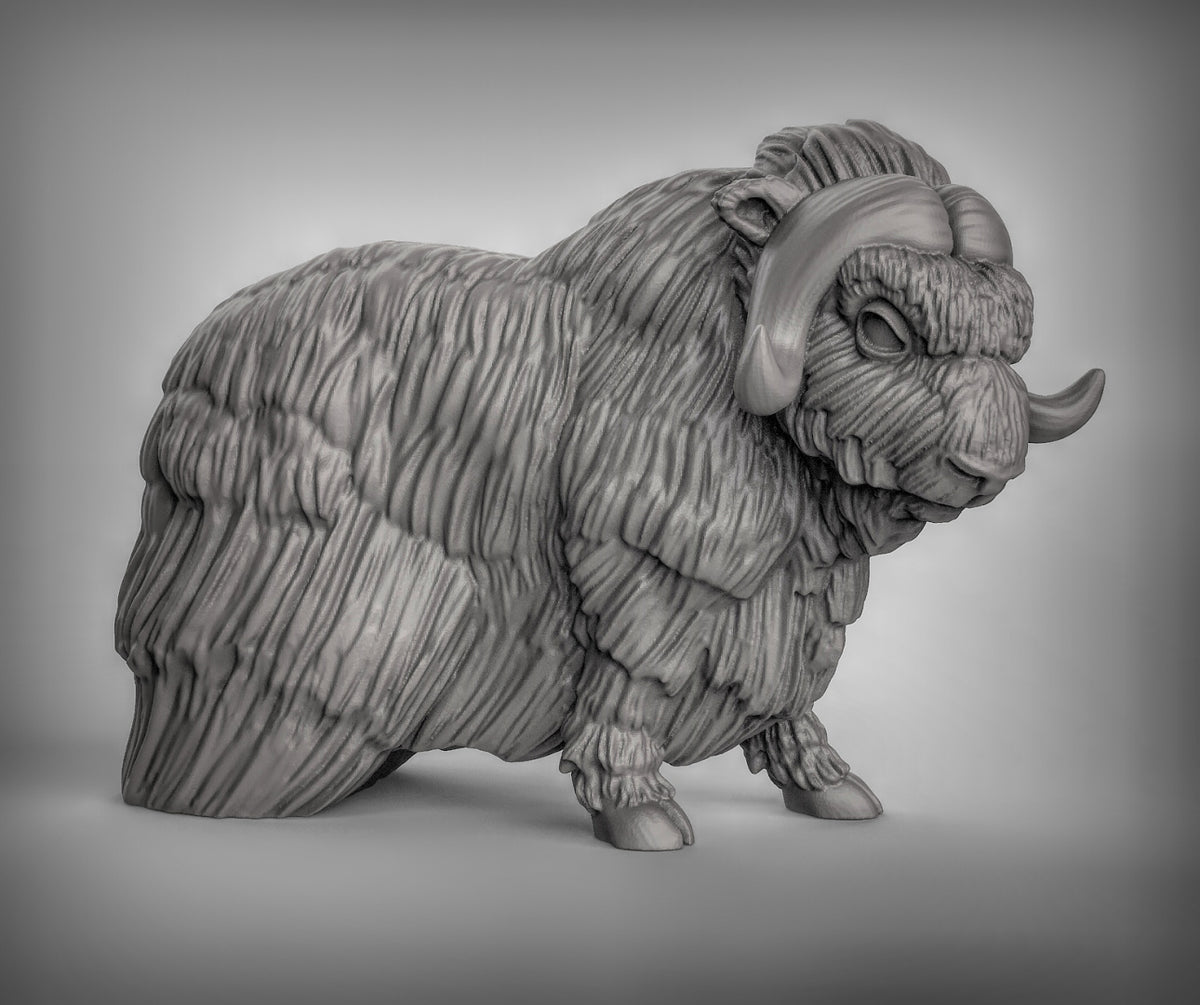 Musk Ox Resin Miniature for DnD | Tabletop Gaming