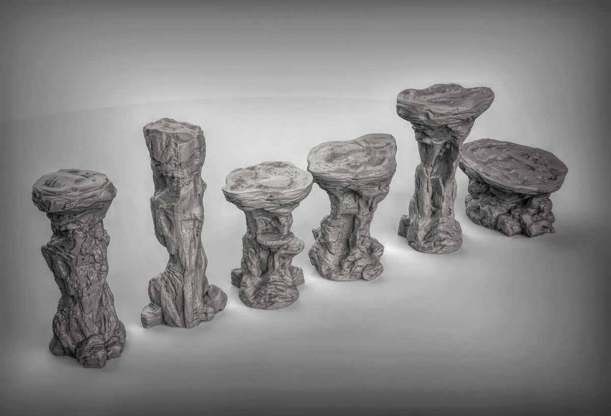 Rock Platform Terrain Resin Models for Dungeons & Dragons & Board RPGs