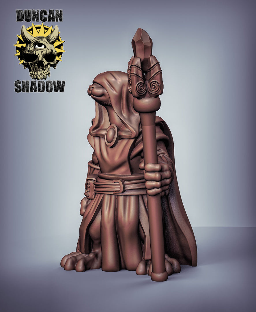 Otter Wizard Resin Miniature for DnD | Tabletop Gaming