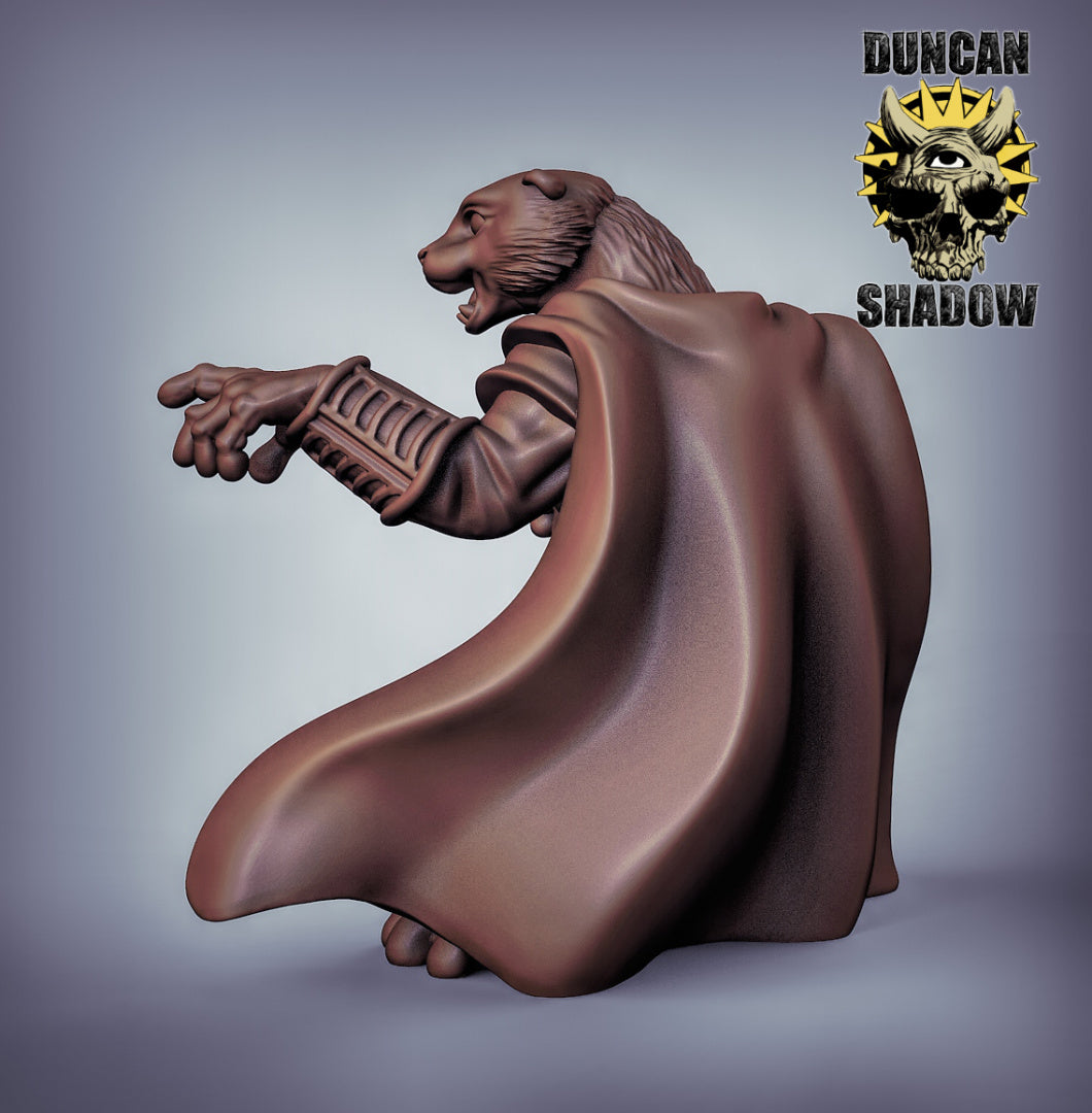 Otter Wizard Resin Miniature for DnD | Tabletop Gaming