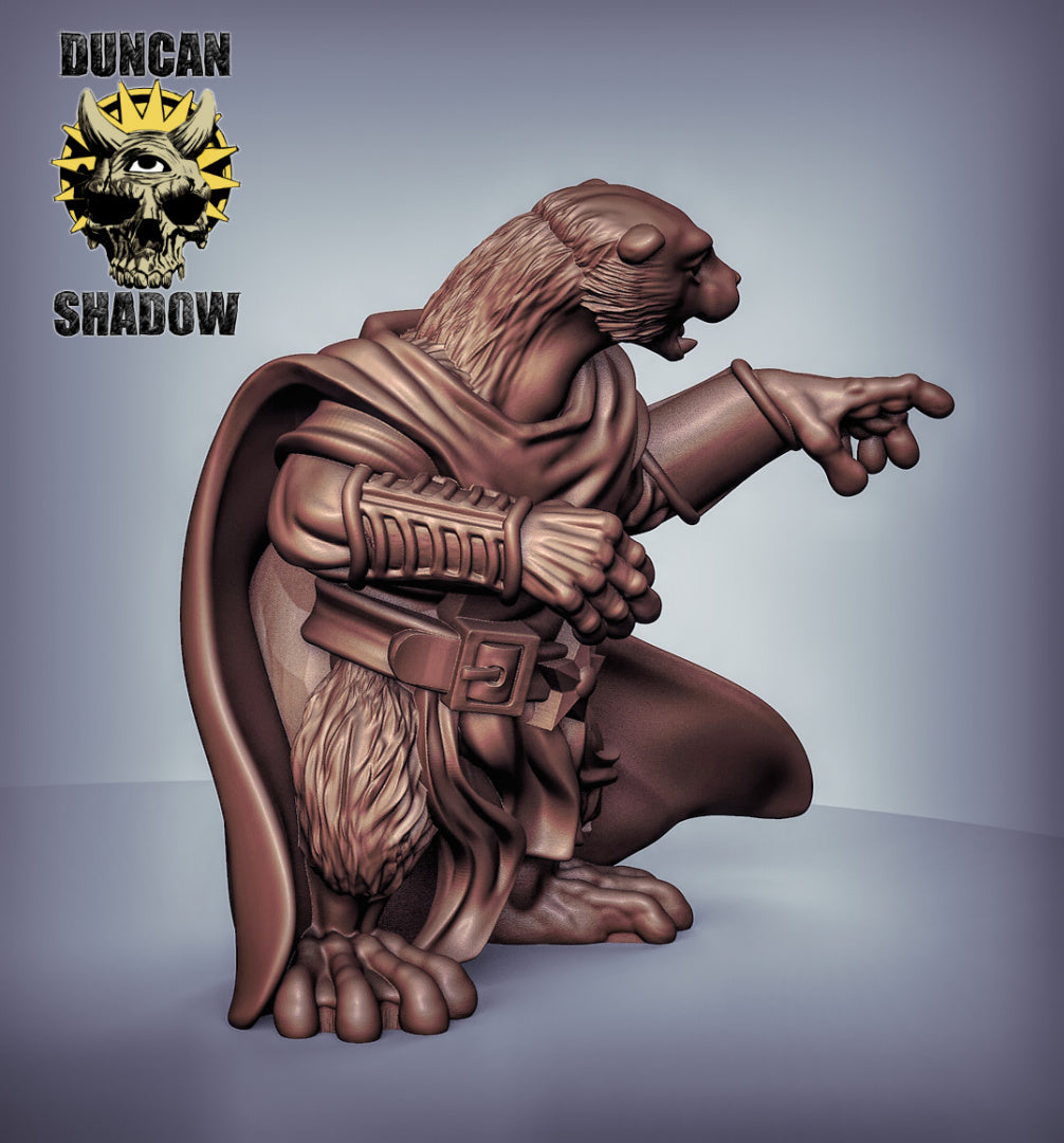 Otter Wizard Resin Miniature for DnD | Tabletop Gaming