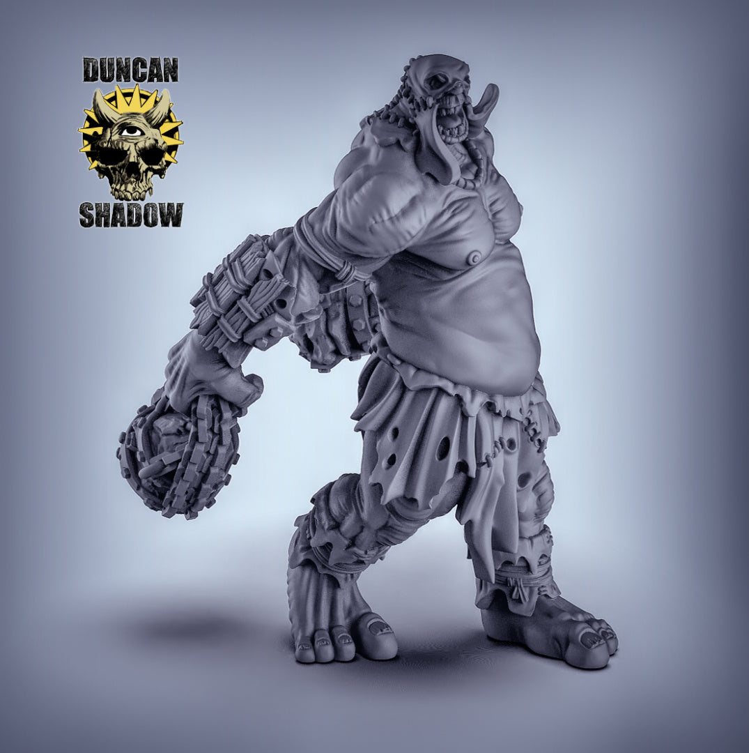 Titan with Flails - 6 or 8 Inch Tall Resin Model for Dungeons n Dragons & Board RPGs