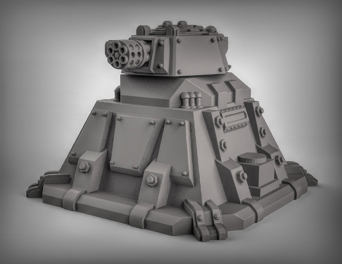 Gun Emplacement Model Kit (7 Options) - Tank Collection for 28mm Miniature Wargames & Terrain