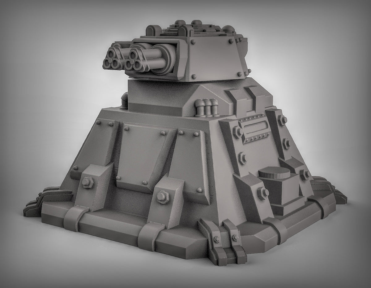 Gun Emplacement Model Kit (7 Options) - Tank Collection for 28mm Miniature Wargames & Terrain