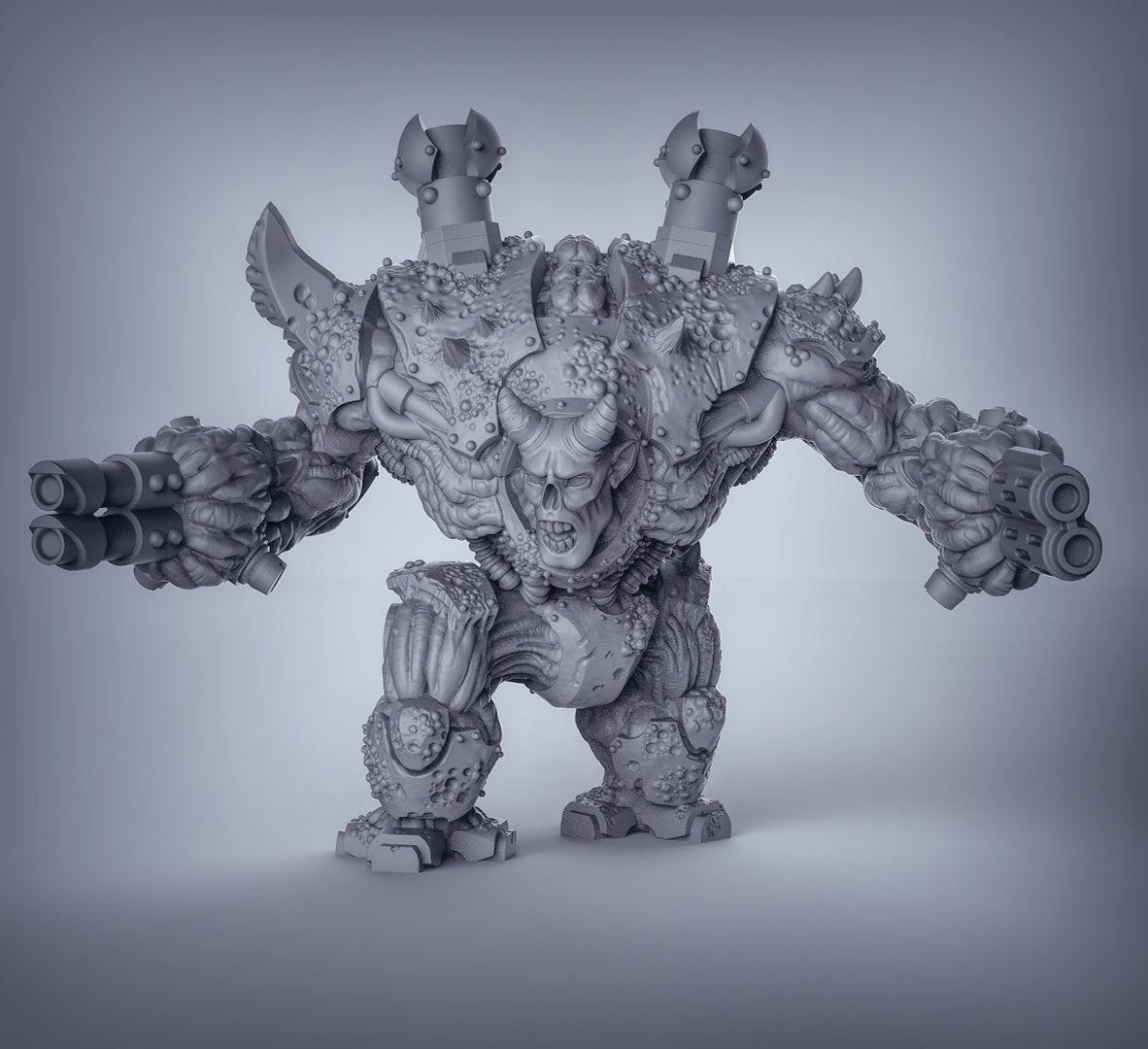 Chaos Dreadnought Close Combat and Ranged Resin Miniature for DnD | Tabletop Gaming