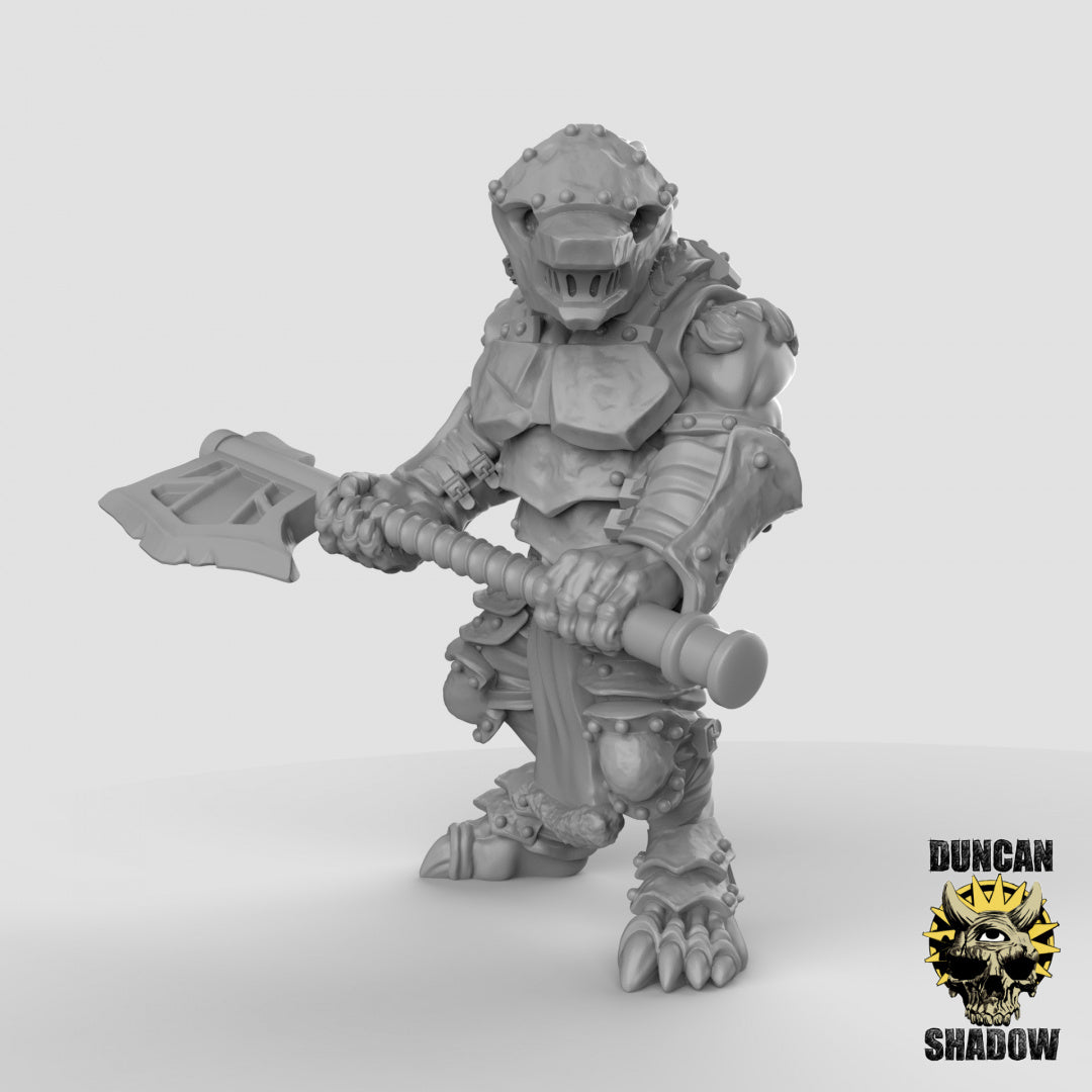 Armoured Wolfen Resin Miniature for DnD | Tabletop Gaming