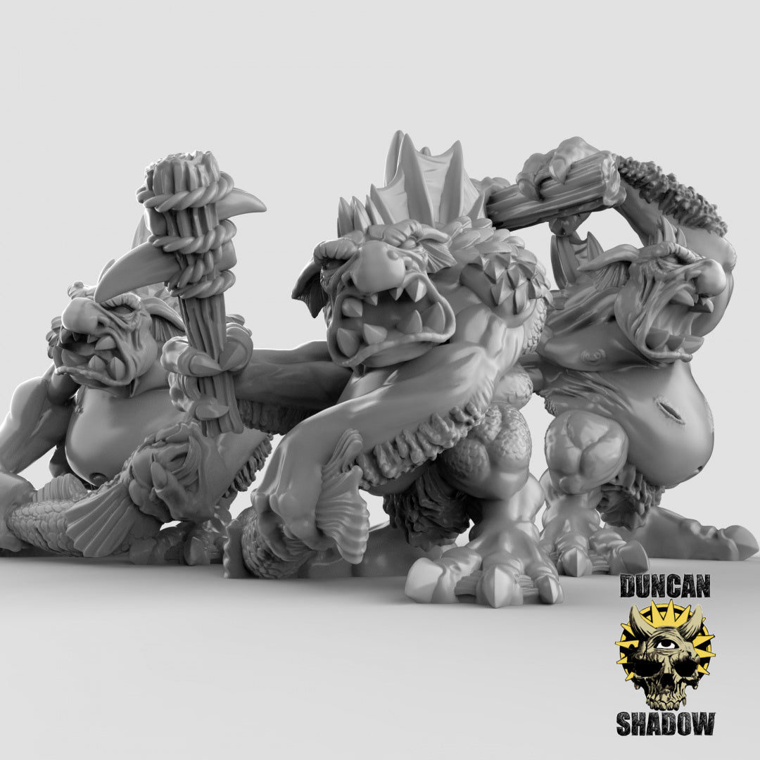 Marsh Trolls x 3 Resin Models for DnD Tabletop Gaming