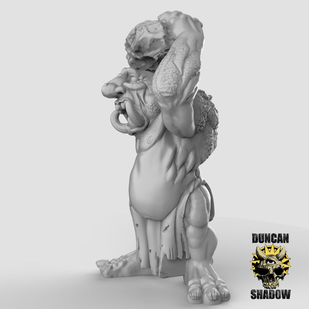 Stone Troll Resin Miniature for DnD | Tabletop Gaming