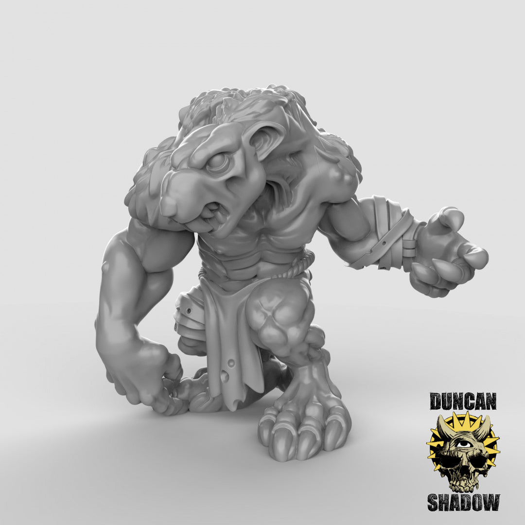 Rat Ogres Resin Miniature for DnD | Tabletop Gaming