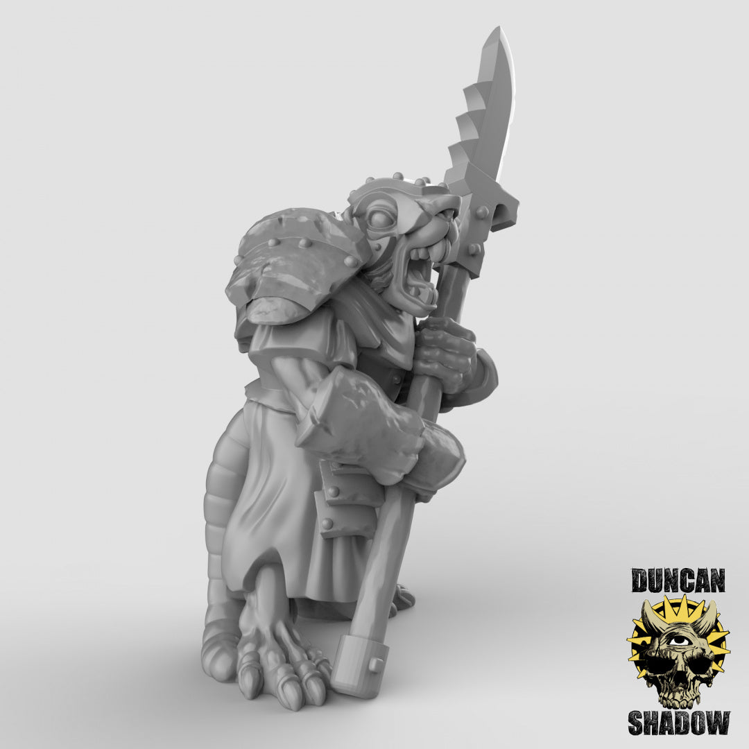 Armoured Ratfolk Resin Miniature for DnD | Tabletop Gaming