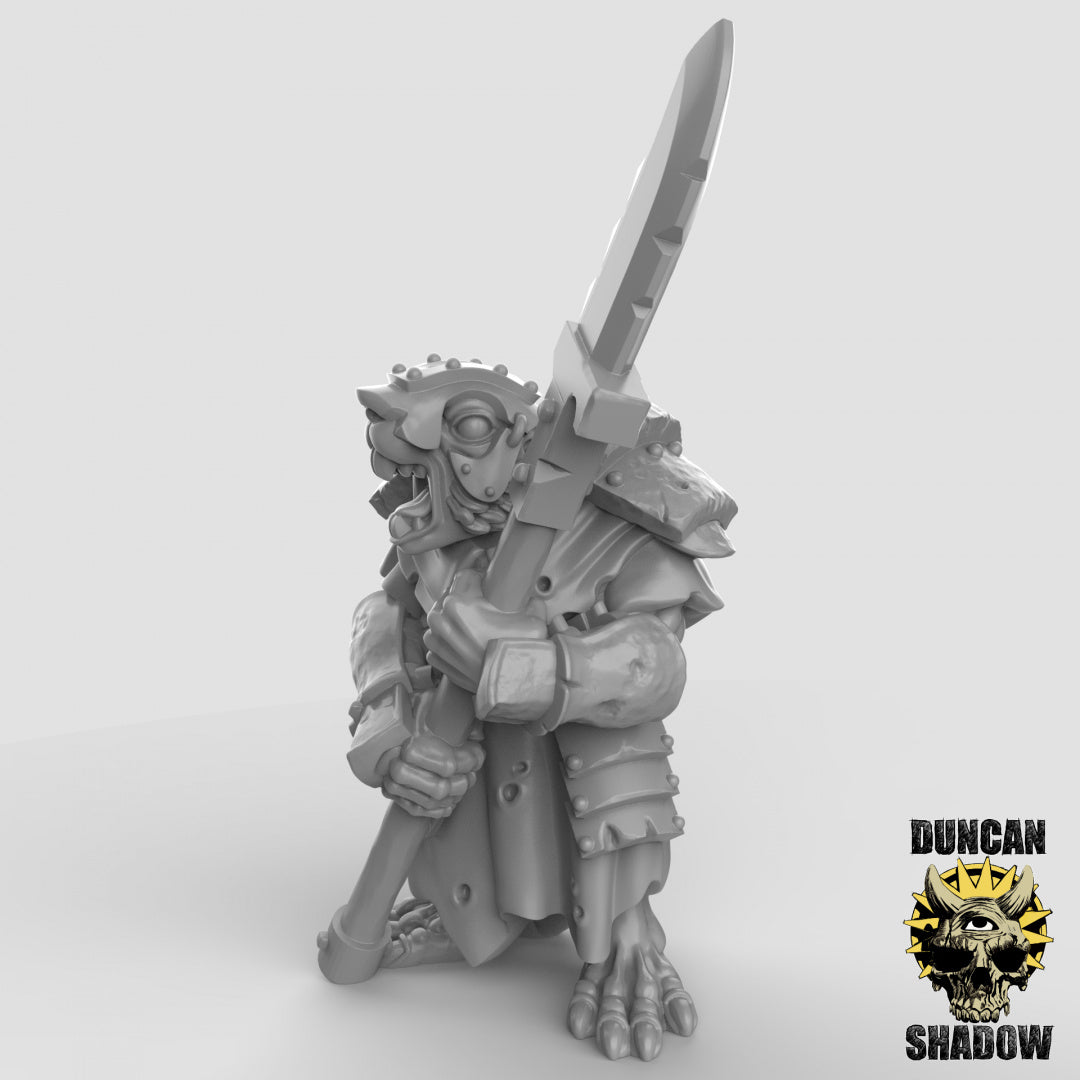 Armoured Ratfolk Resin Miniature for DnD | Tabletop Gaming