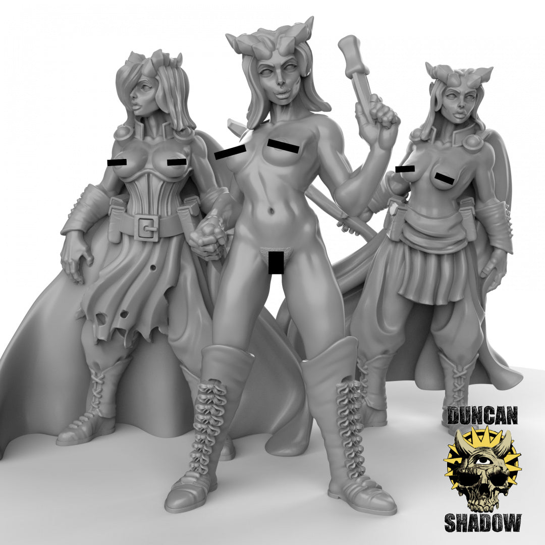 NSFW Tiefling's Resin Miniature for DnD | Tabletop Gaming