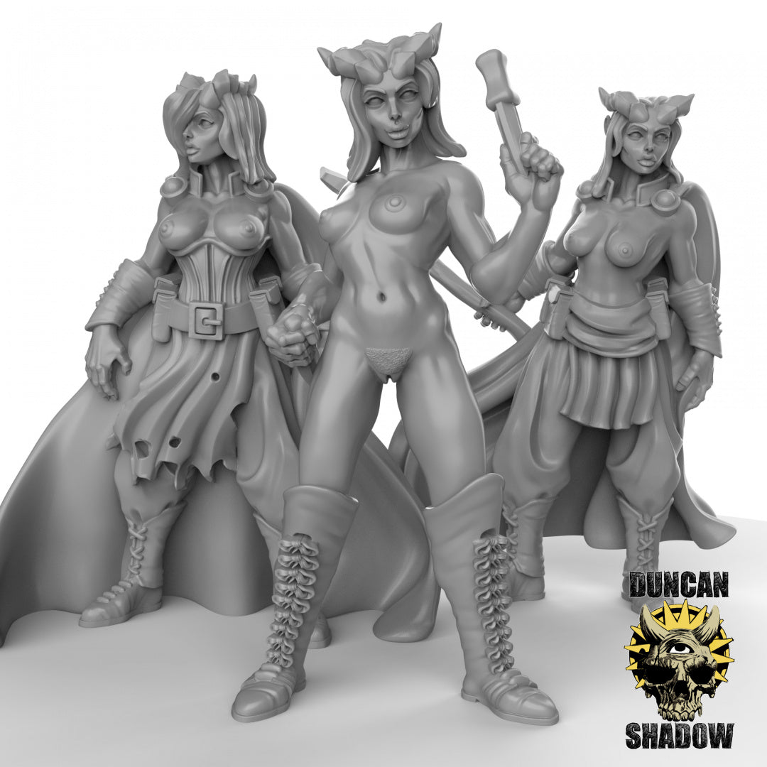 NSFW Tiefling's Resin Miniature for DnD | Tabletop Gaming