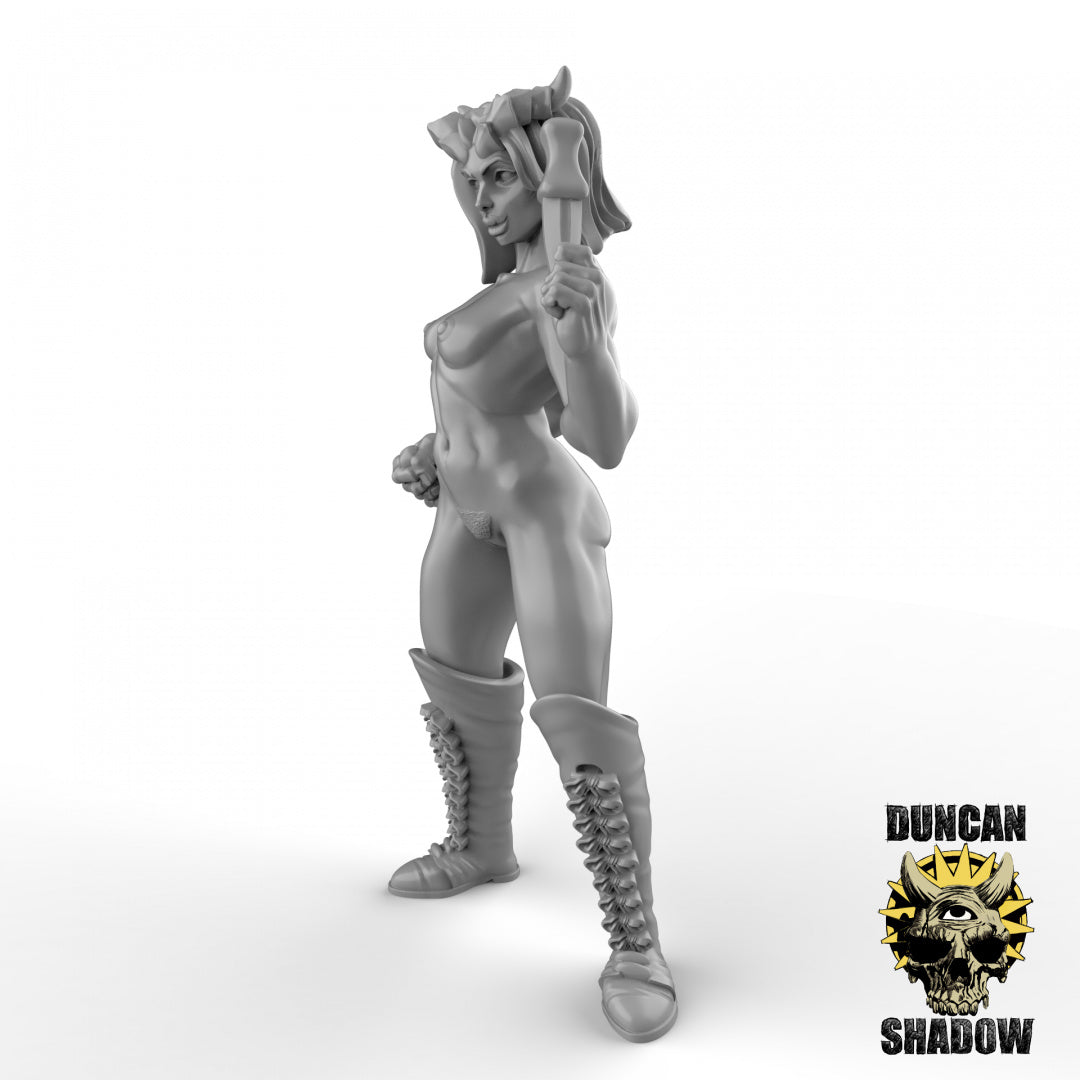 NSFW Tiefling's Resin Miniature for DnD | Tabletop Gaming