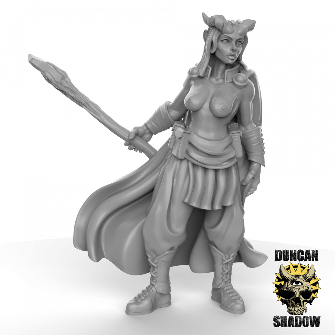 NSFW Tiefling's Resin Miniature for DnD | Tabletop Gaming