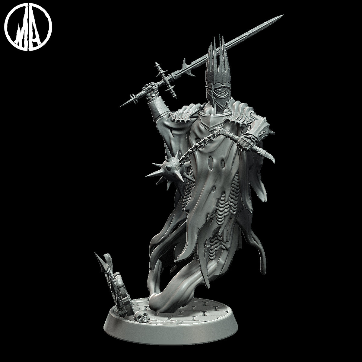 Wraith King | 32mm Scale Resin Model | From the Lost Souls Collection