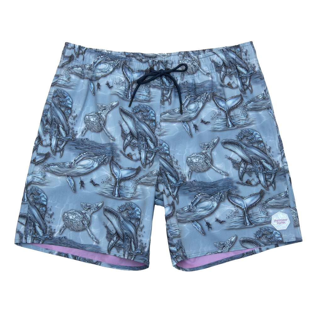 Men's Hook N Reel 4-Way Stretch Swim Shorts –