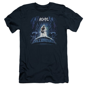 AC/DC Ballbreaker Slim Fit Mens T Shirt Navy Blue