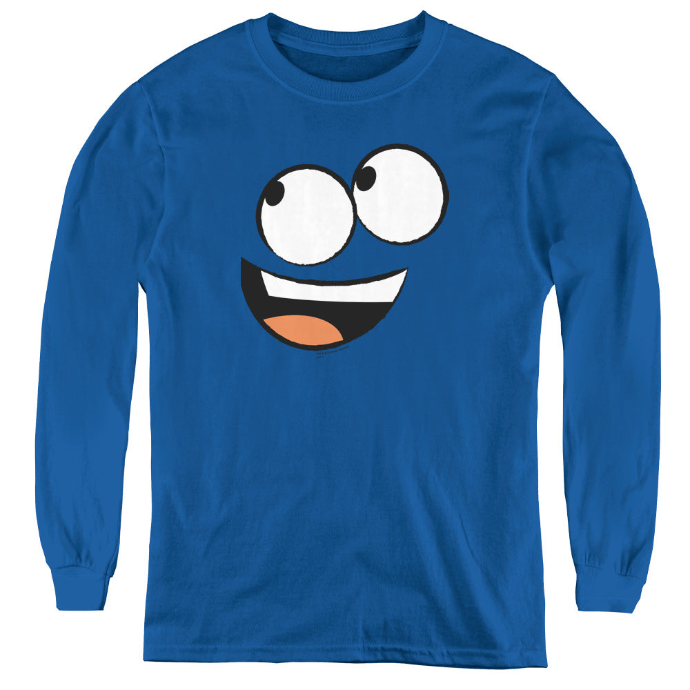 Fosters Home For Imaginary Friends Blue Face Long Sleeve Kids Youth T ...