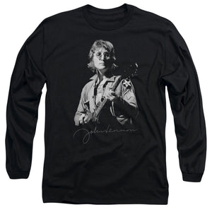 John Lennon Iconic Mens Long Sleeve Shirt Black