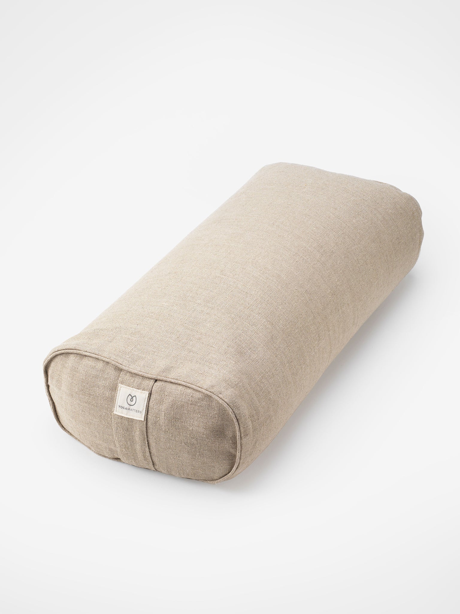 hardbackhollow Hemp Rectangular Buckwheat Bolster - Natural - Box of 4