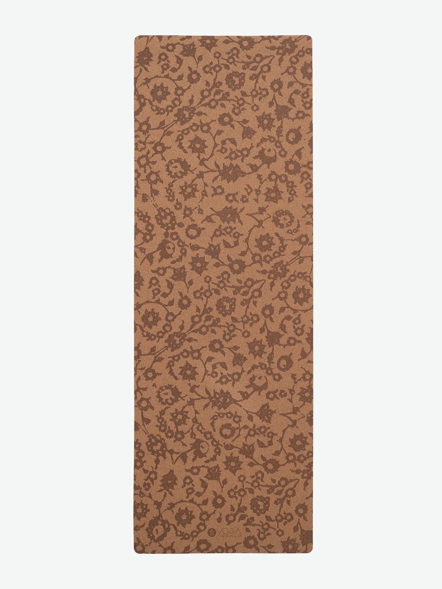 Yoga Design Lab Cork Mat - Floral Batik Tonal