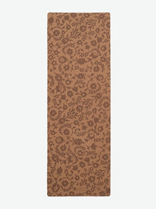 Yoga Design Lab Cork Mat - Floral Batik Tonal