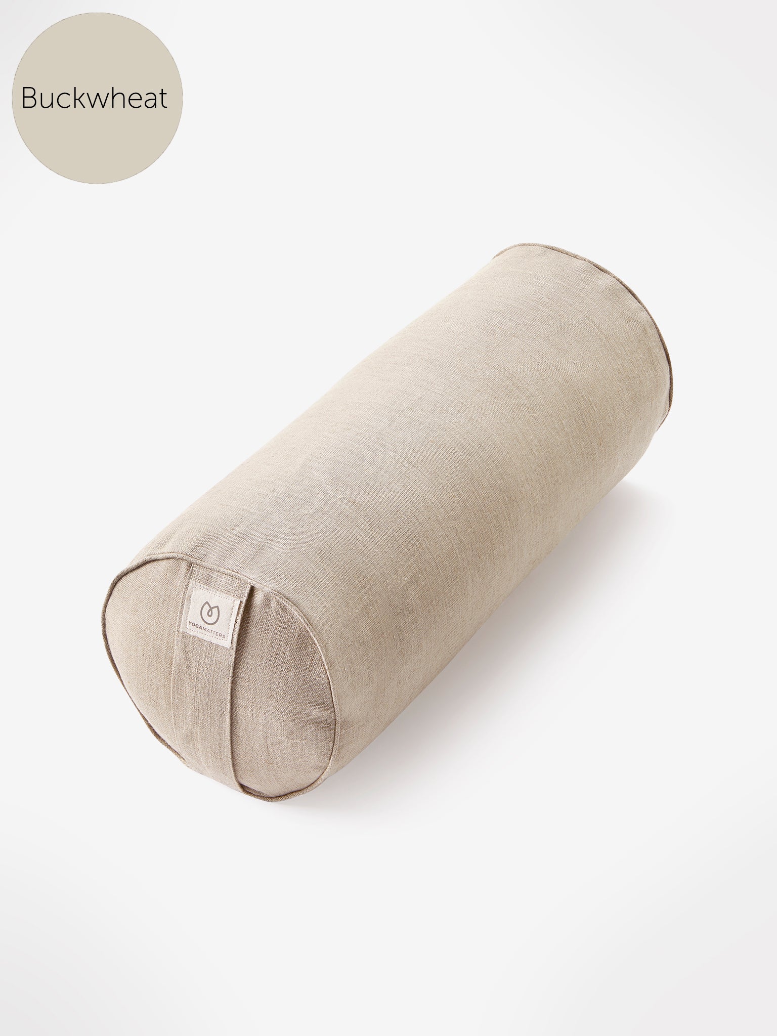 hardbackhollow Hemp Buckwheat Bolster - Natural