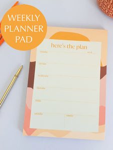 Once Upon a Tuesday A5 Weekly Planner Pad - Sunrise